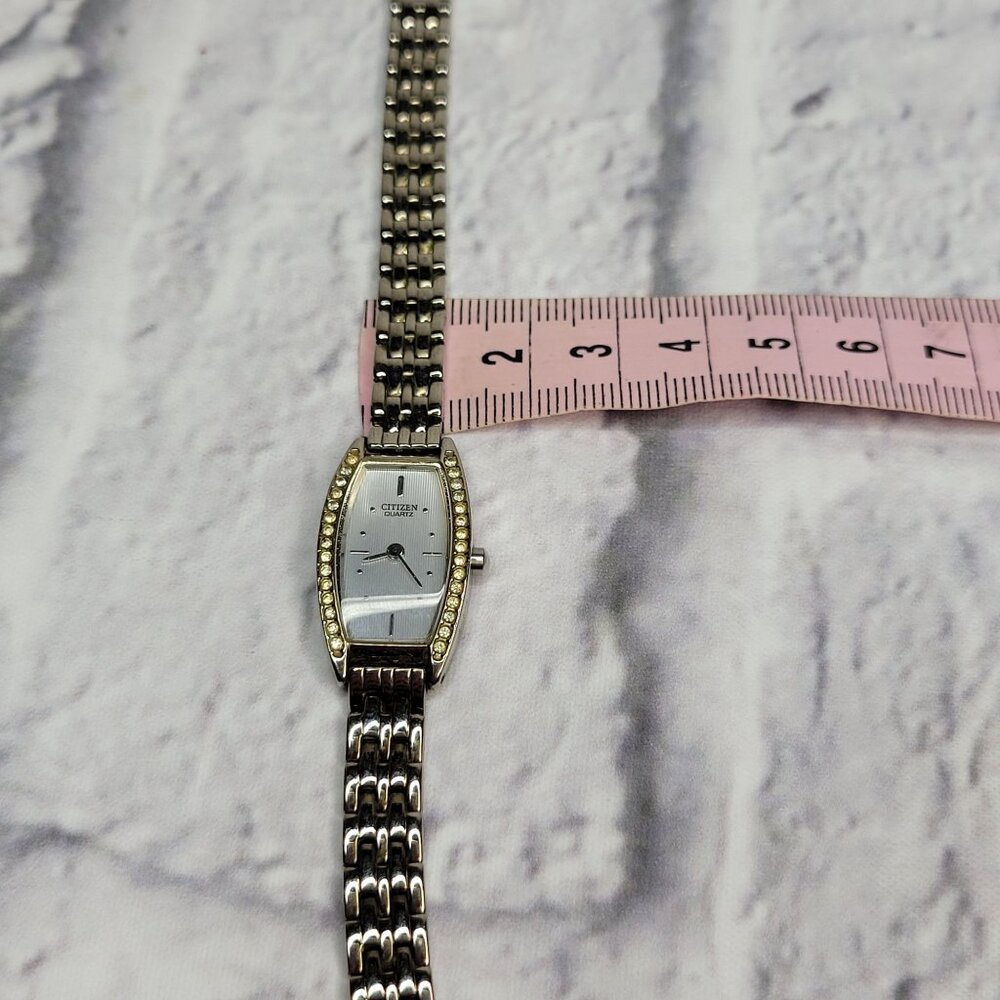 Vintage Citizen Ladies Watch Quartz Crystals 5421-S011469 New Battery Rare - Picture 9 of 10